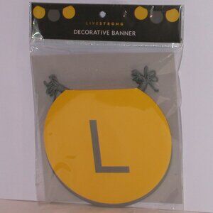 Livestrong Decorative 10 Foot Reversible Banner Cancer Survivor Party Awareness